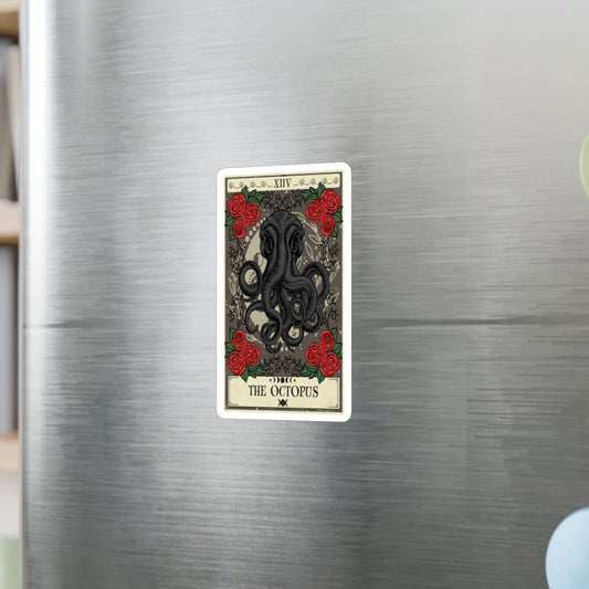 Octopus Tarot Card Sticker, 3" x 4"
