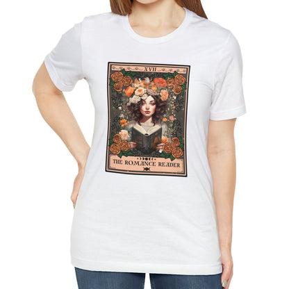 The Romance Reader Tarot Card Shirt, Book Lover