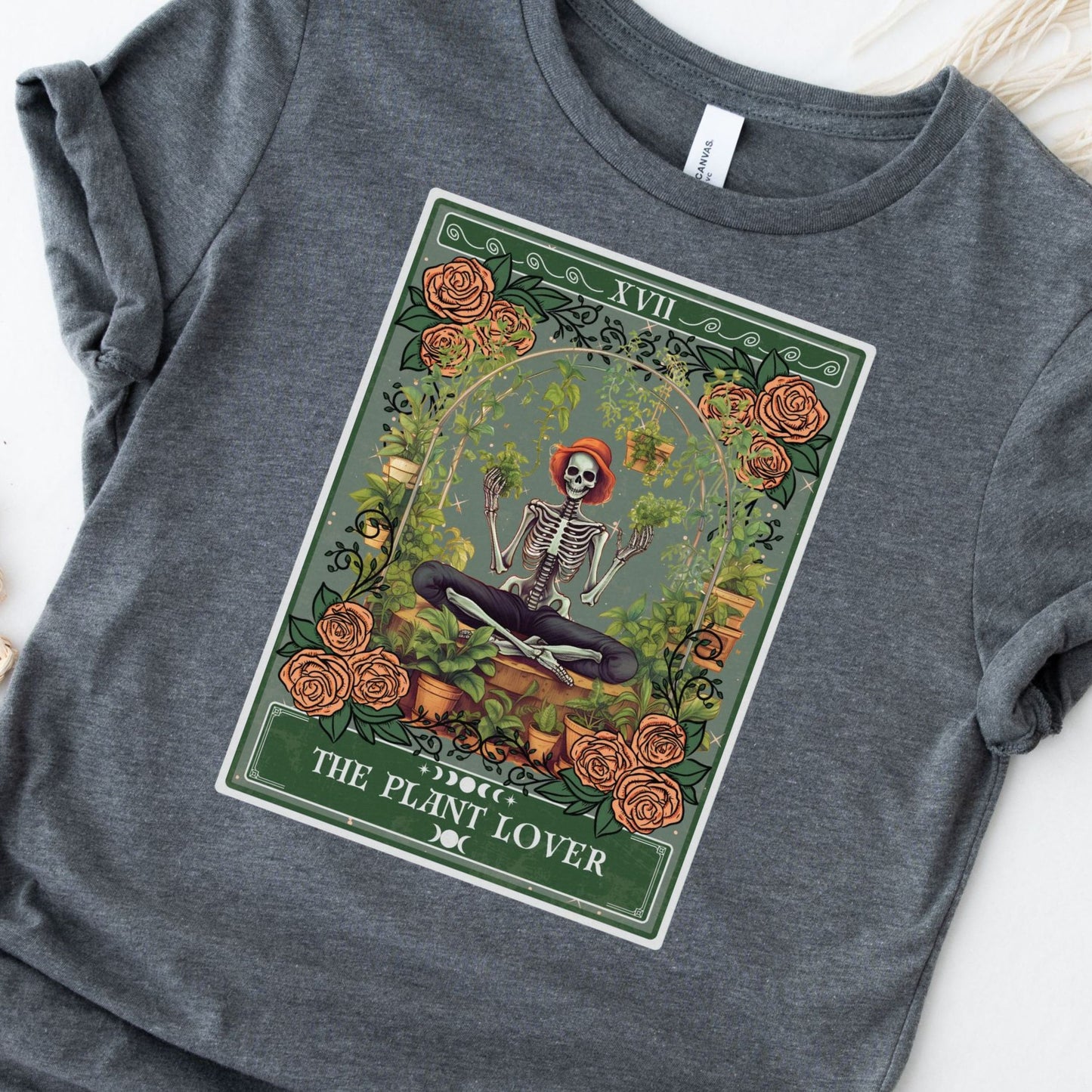 Plant Lover Tarot Card Shirt, Gardening