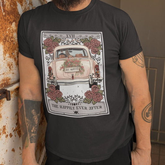 Just Married Tarot Card Shirt