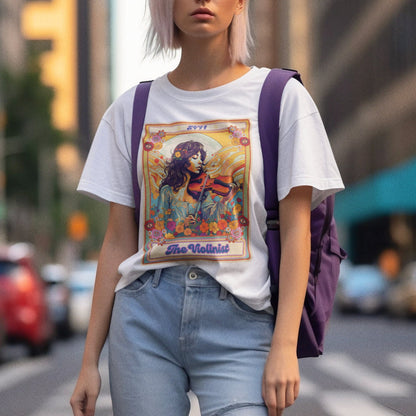 The Violinist Tarot Card Shirt, Violin Player