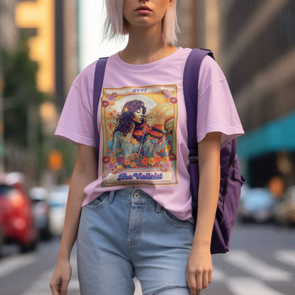 The Violinist Tarot Card Shirt, Violin Player