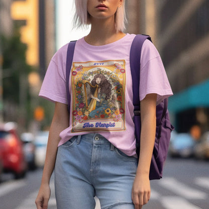 The Harpist Tarot Card Shirt, Harp Player