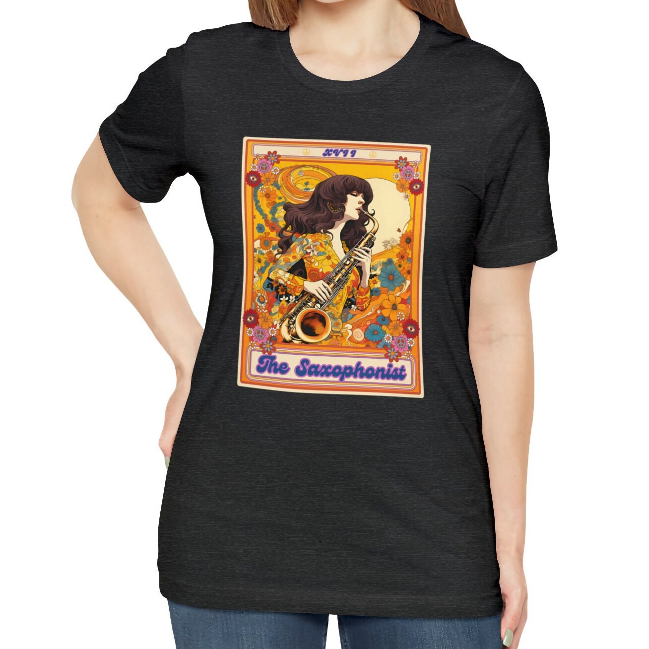 The Saxophonist Tarot Card Shirt, Saxophone Player
