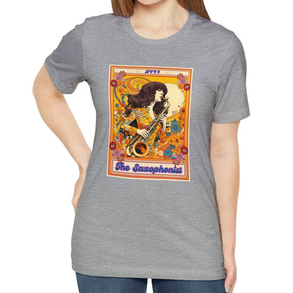 The Saxophonist Tarot Card Shirt, Saxophone Player
