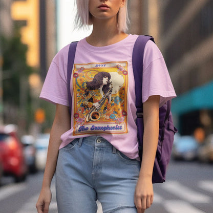 The Saxophonist Tarot Card Shirt, Saxophone Player