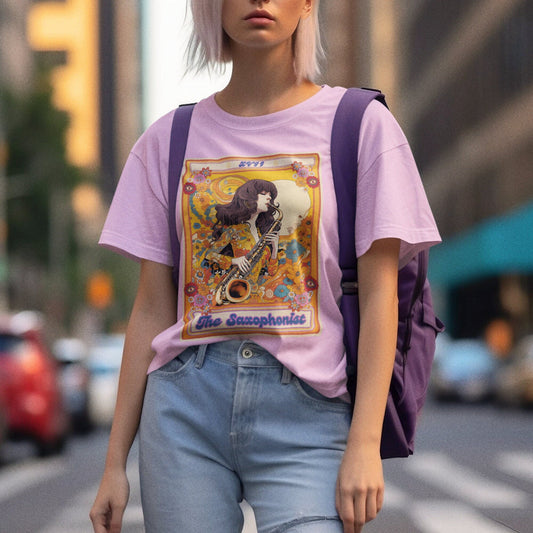 The Saxophonist Tarot Card Shirt, Saxophone Player