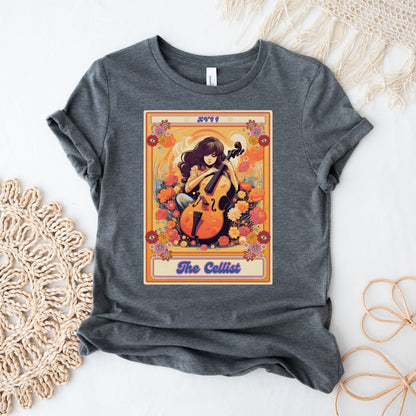 The Cellist Tarot Card Shirt