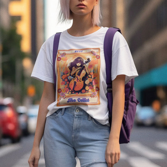 The Cellist Tarot Card Shirt