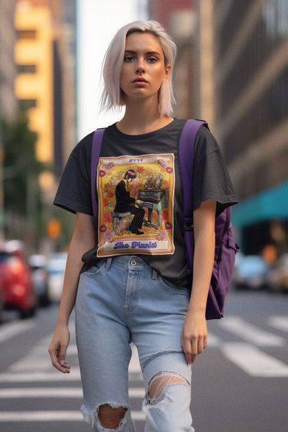 The Pianist Tarot Card Shirt, Piano Player
