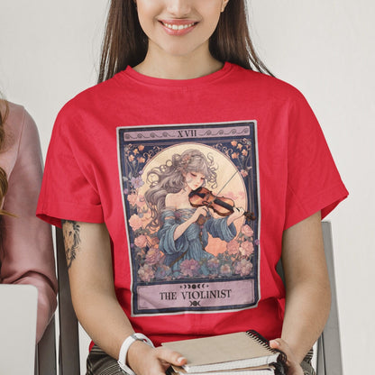 The Violinist Tarot Card Shirt, Violin Player