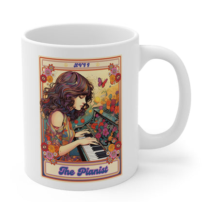 The Pianist Tarot Card Mug Piano Player Gifts