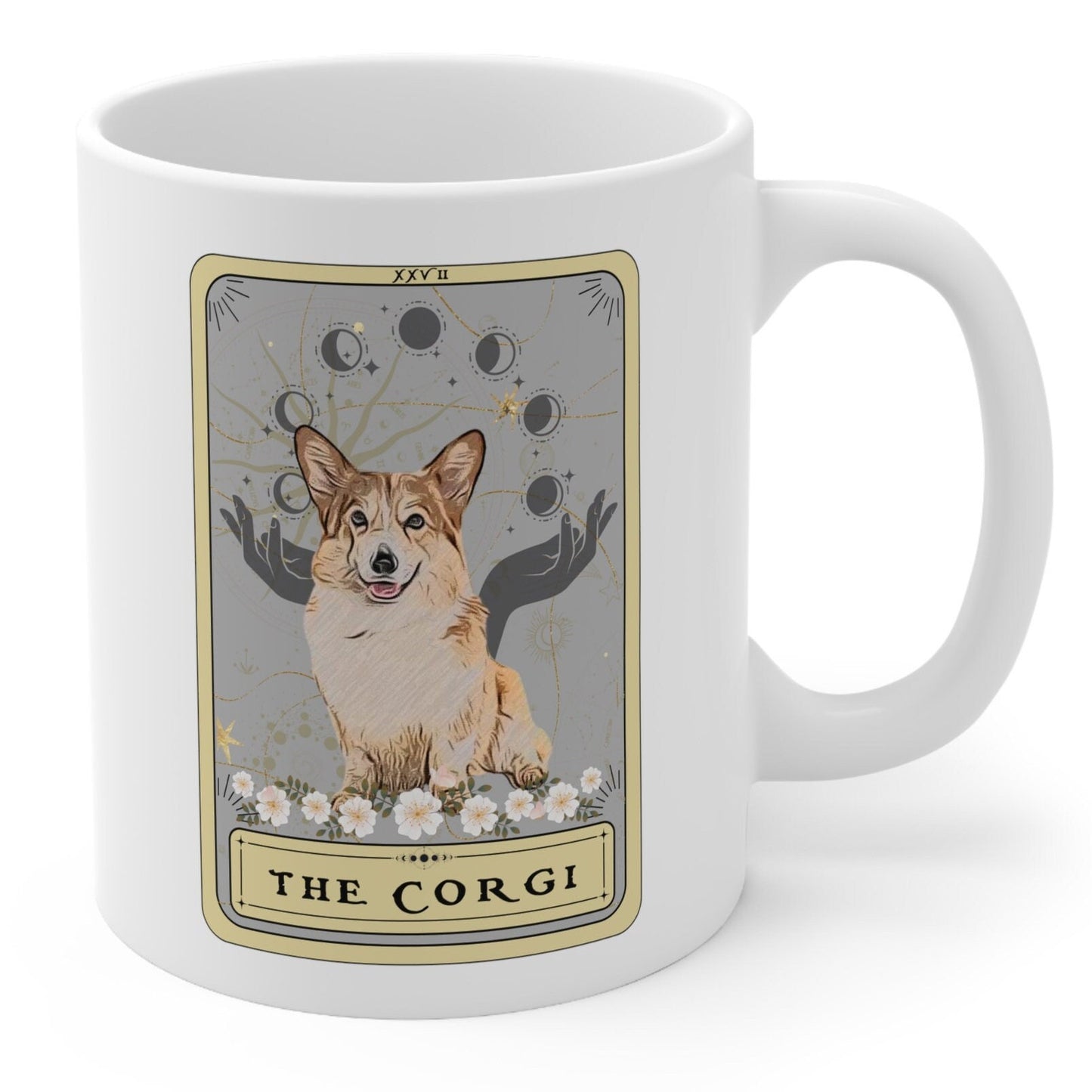 The Corgi Tarot Card Mug