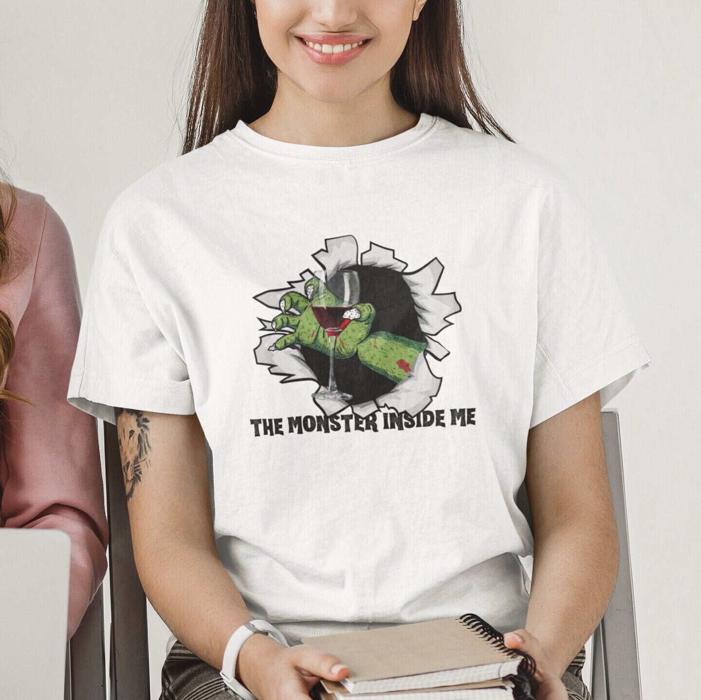 Red Wine Halloween Shirt