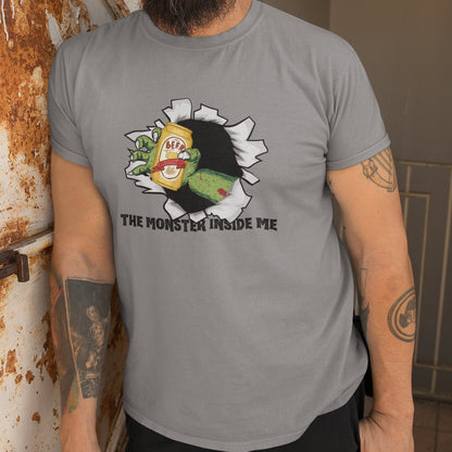 Beer Halloween Shirt The Monster Inside Me
