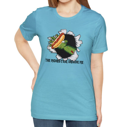 Hot Dog Halloween Shirt, The Monster Inside Me