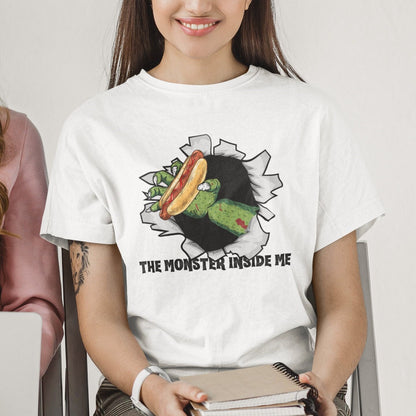 Hot Dog Halloween Shirt, The Monster Inside Me