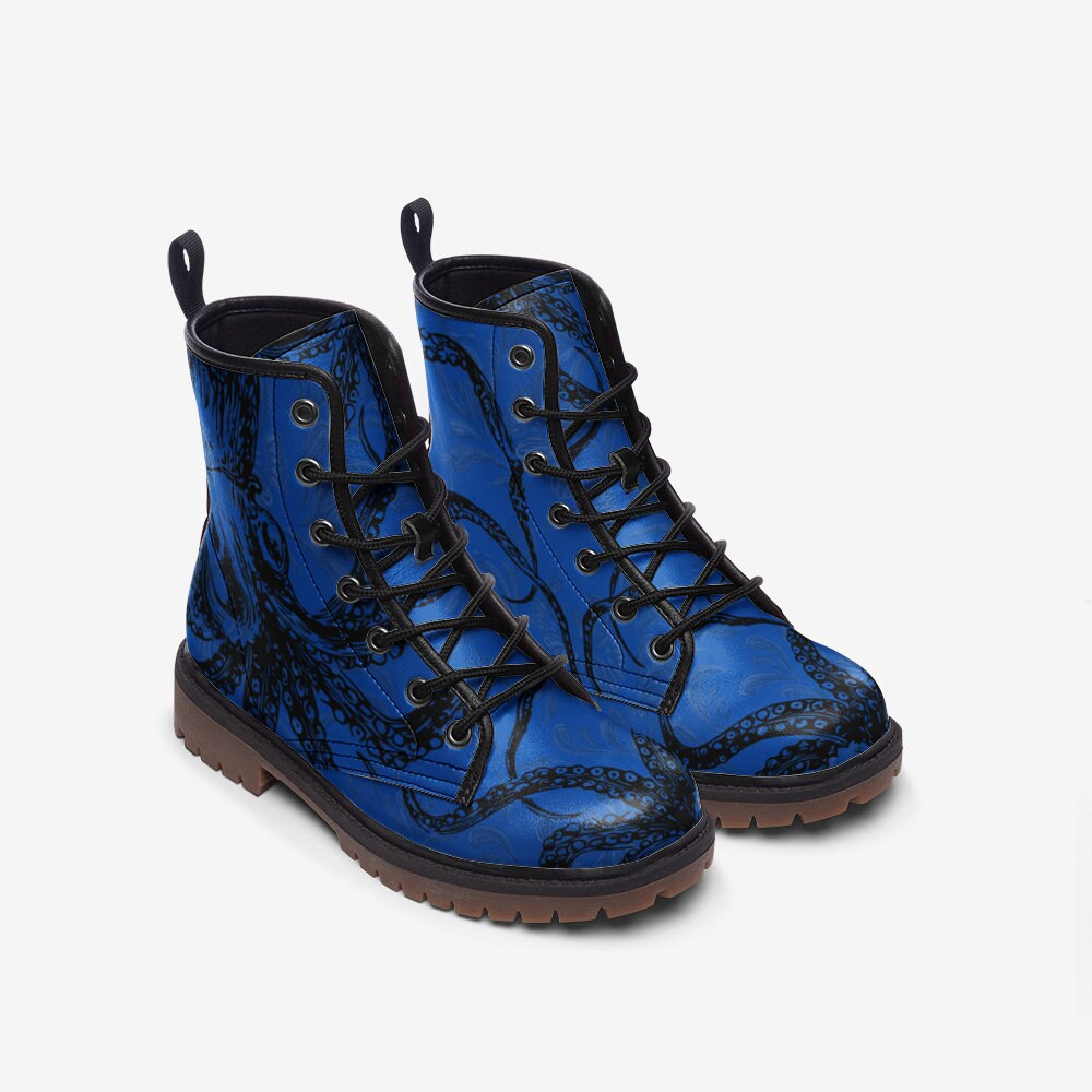 Octopus Boots Blue