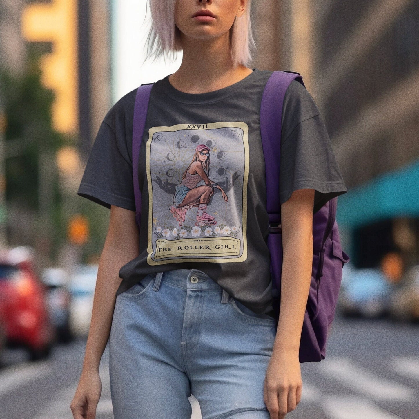 RollerBlading Tarot Card Shirt Roller Blade