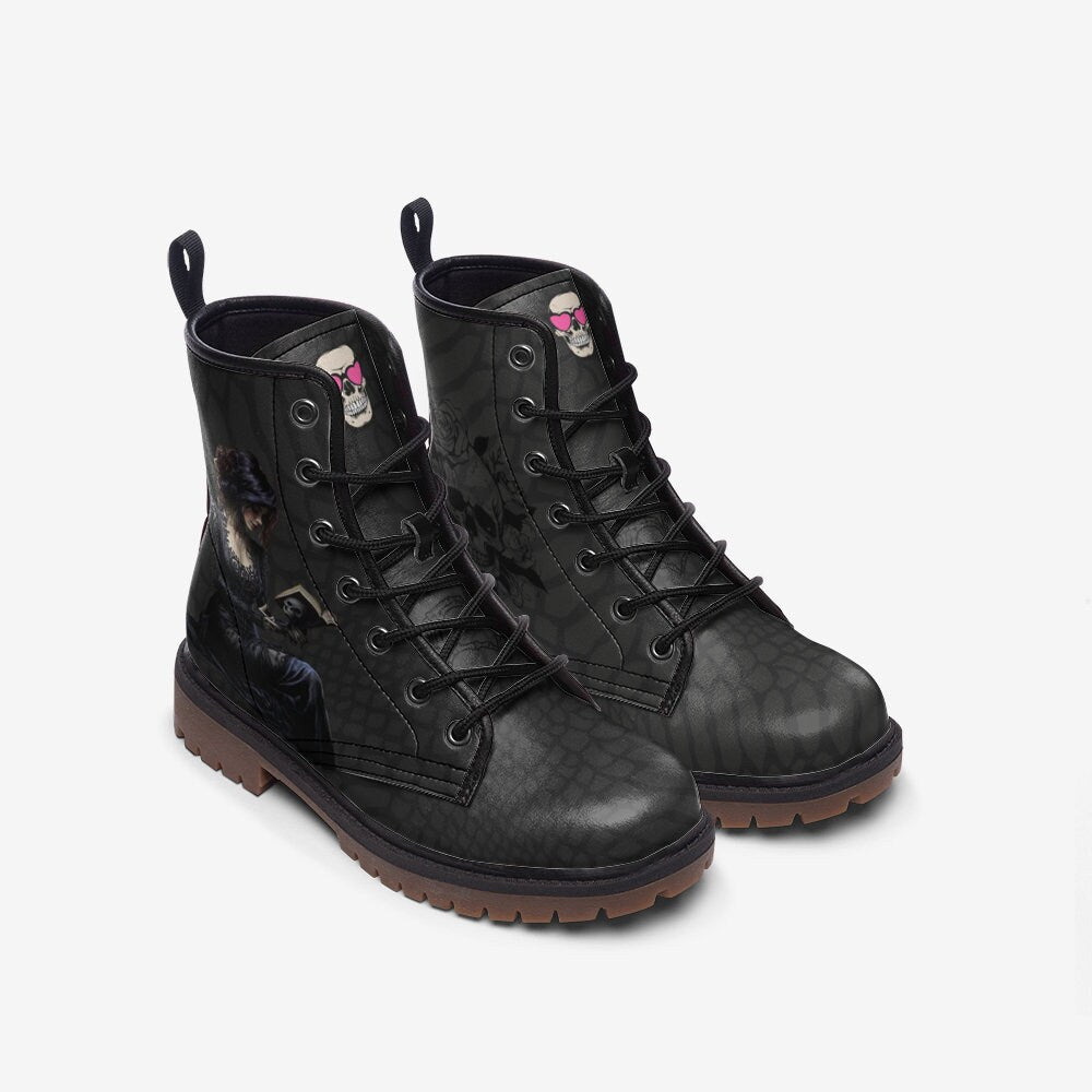 Dark Romance Reader Boots