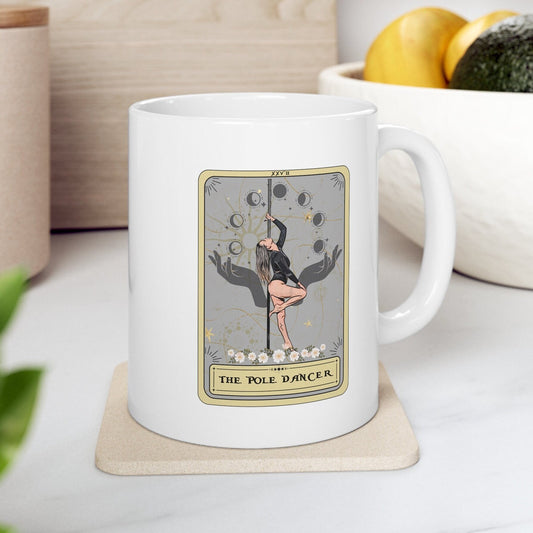 The Pole Dancer Tarot Card Mug, Pole Dance