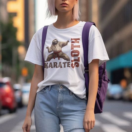 Karate Sloth Shirt, Martial Arts