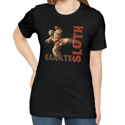 Karate Sloth Tshirt, Martial Arts