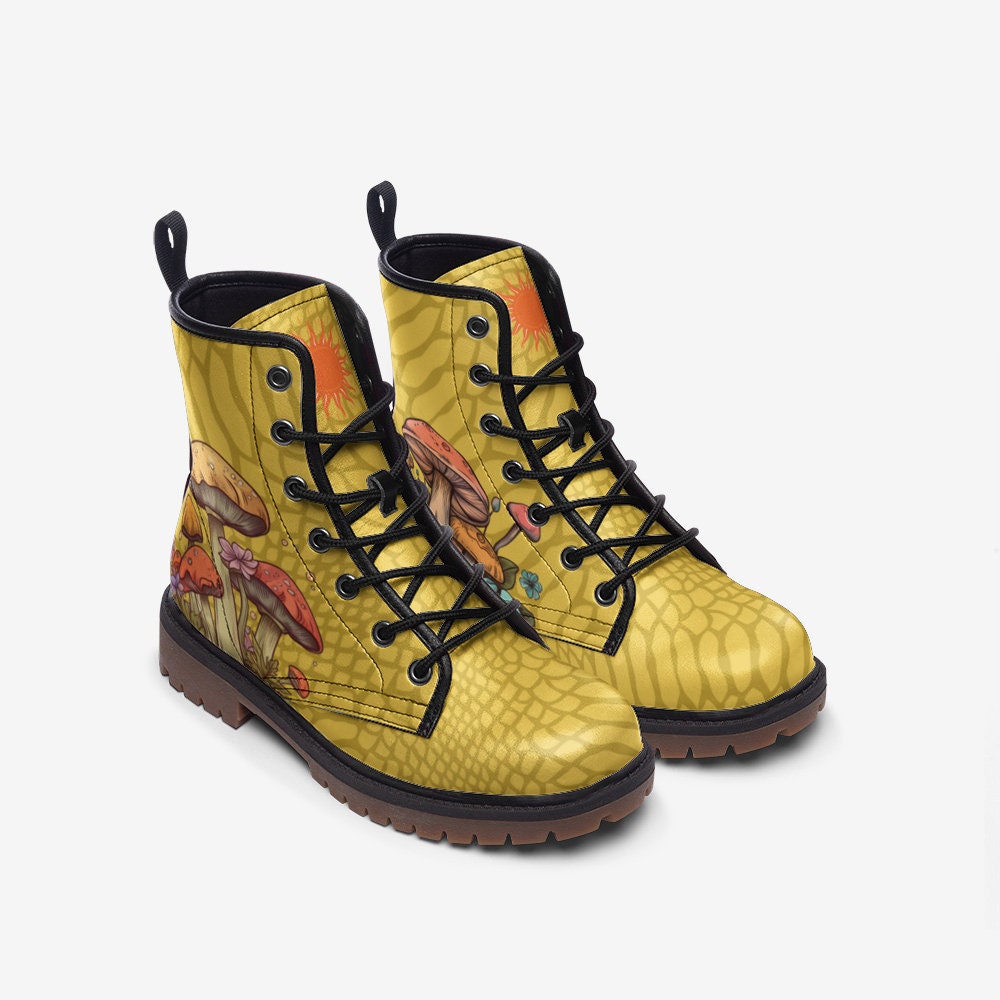 Mushroom Yellow Boots