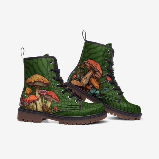 Green Mushroom Boots