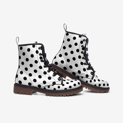 Black Polka Dots Boots