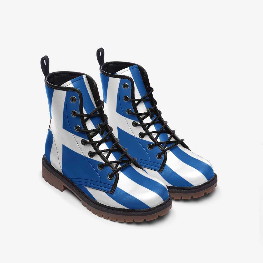 Greek Flag Boots