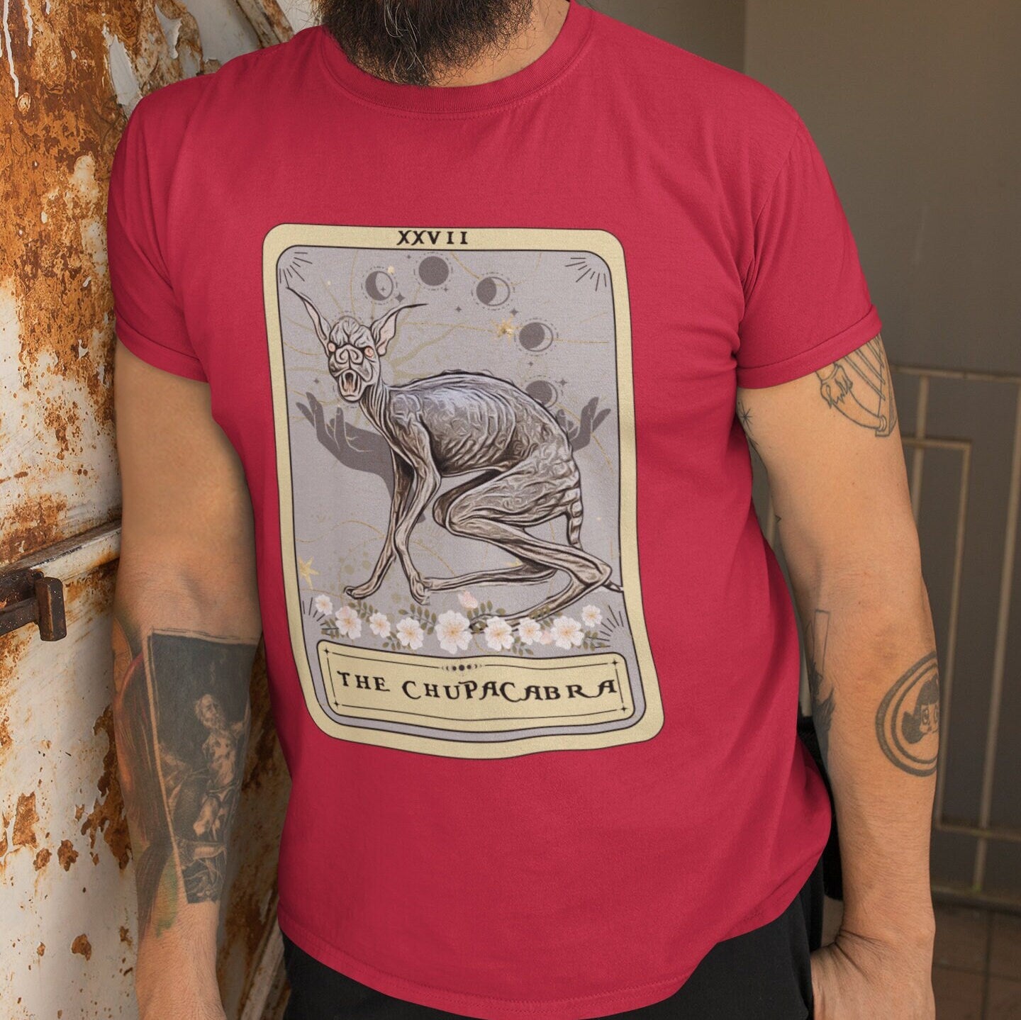 Chupacabra Tarot Card Shirt