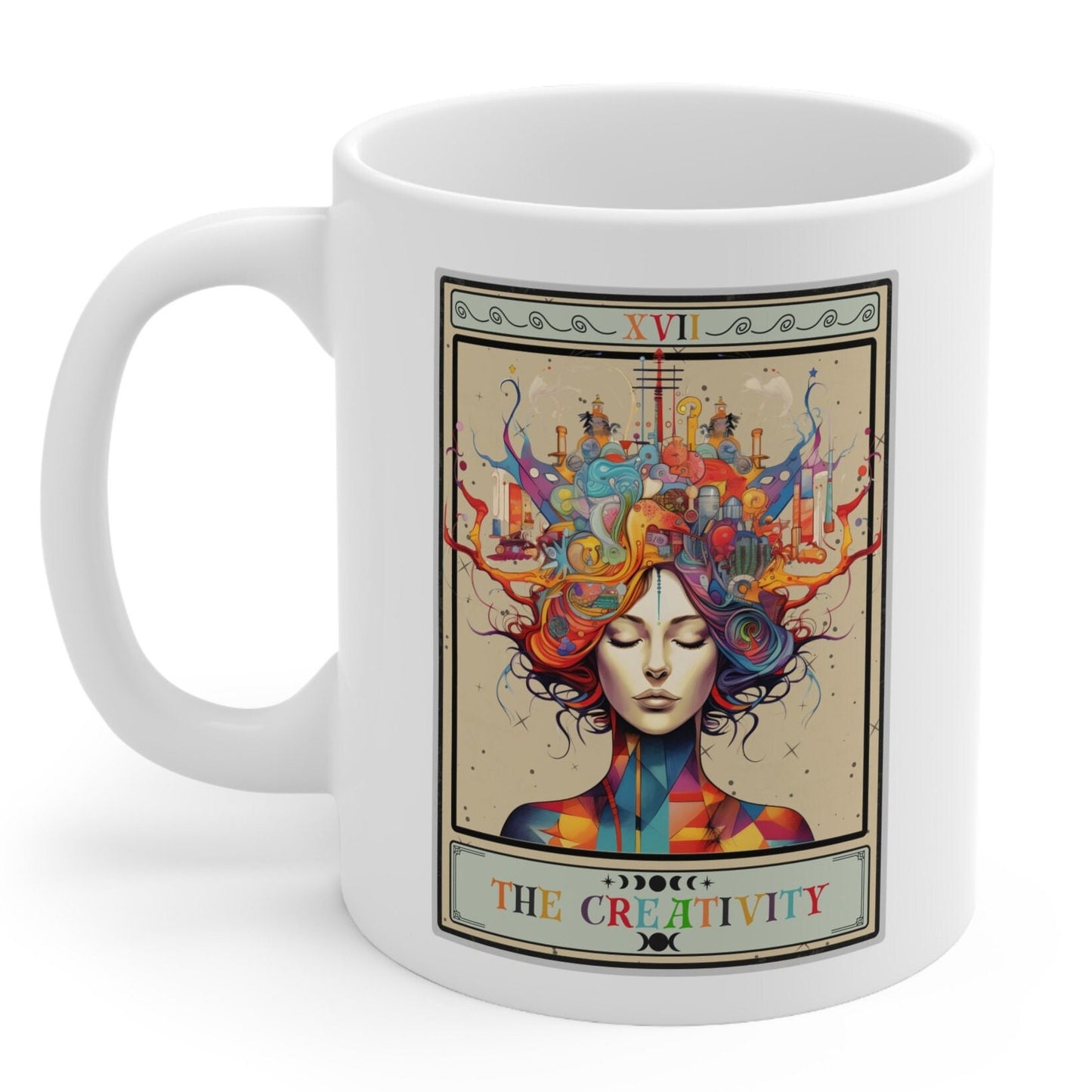 The Creativity Tarot Card Mug, Artist Painter Writer