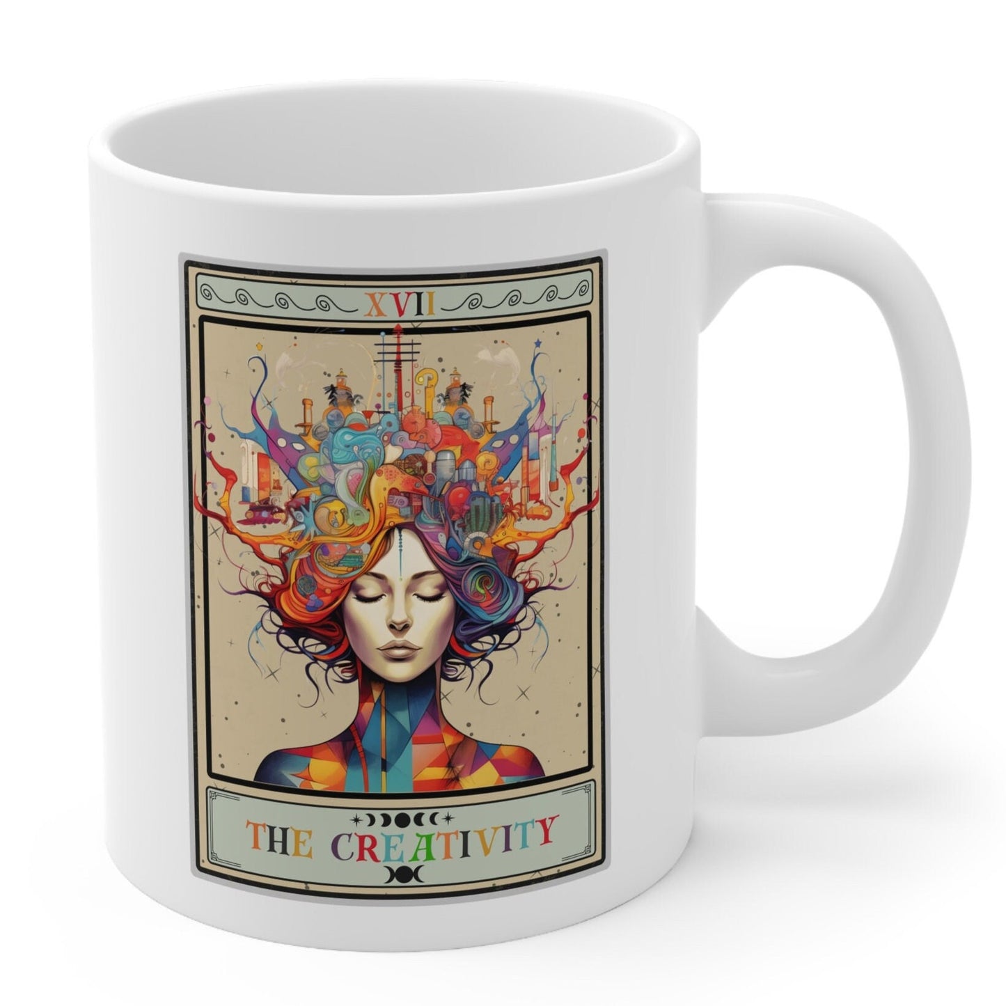 The Creativity Tarot Card Mug, Artist Painter Writer