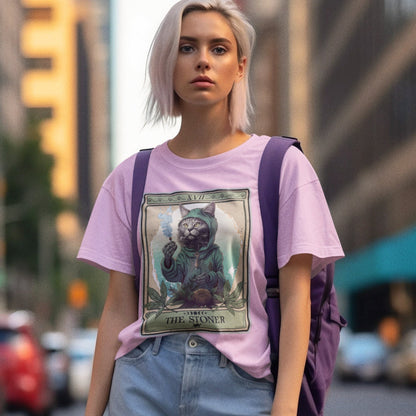 The Stoner Tarot Card Shirt, Cat Mom