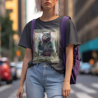 The Stoner Tarot Card Shirt, Cat Mom