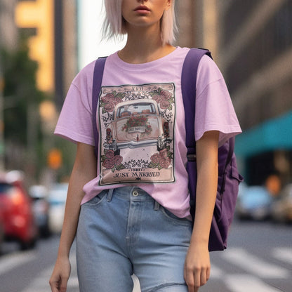 Just Married Tarot Card Shirt