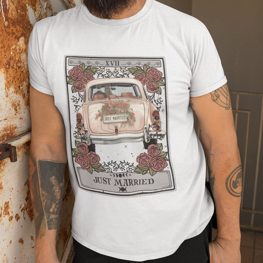 Just Married Tarot Card T-Shirt