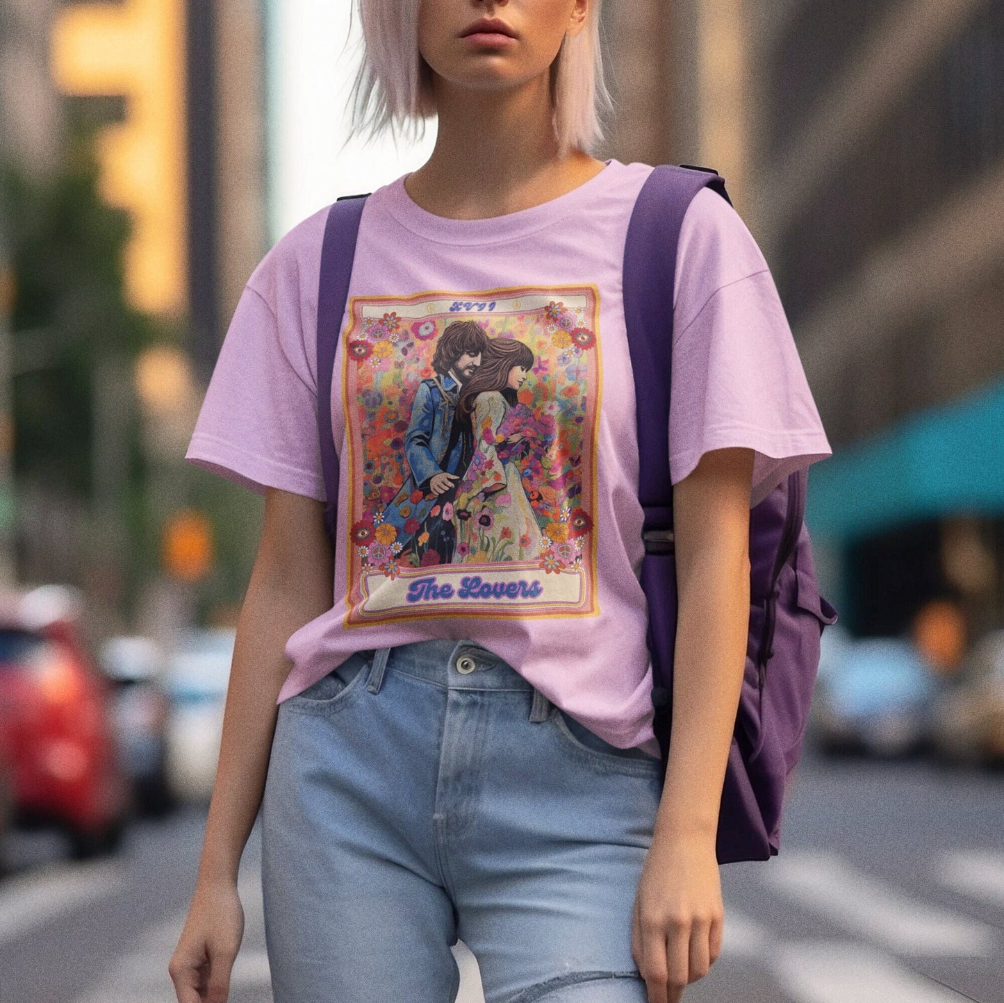 The Lovers Tarot Card Shirt Groovy