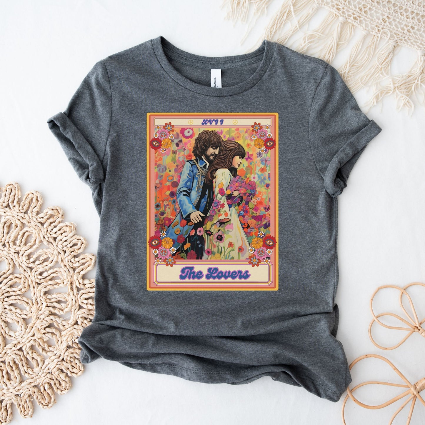 The Lovers Tarot Card Shirt Groovy