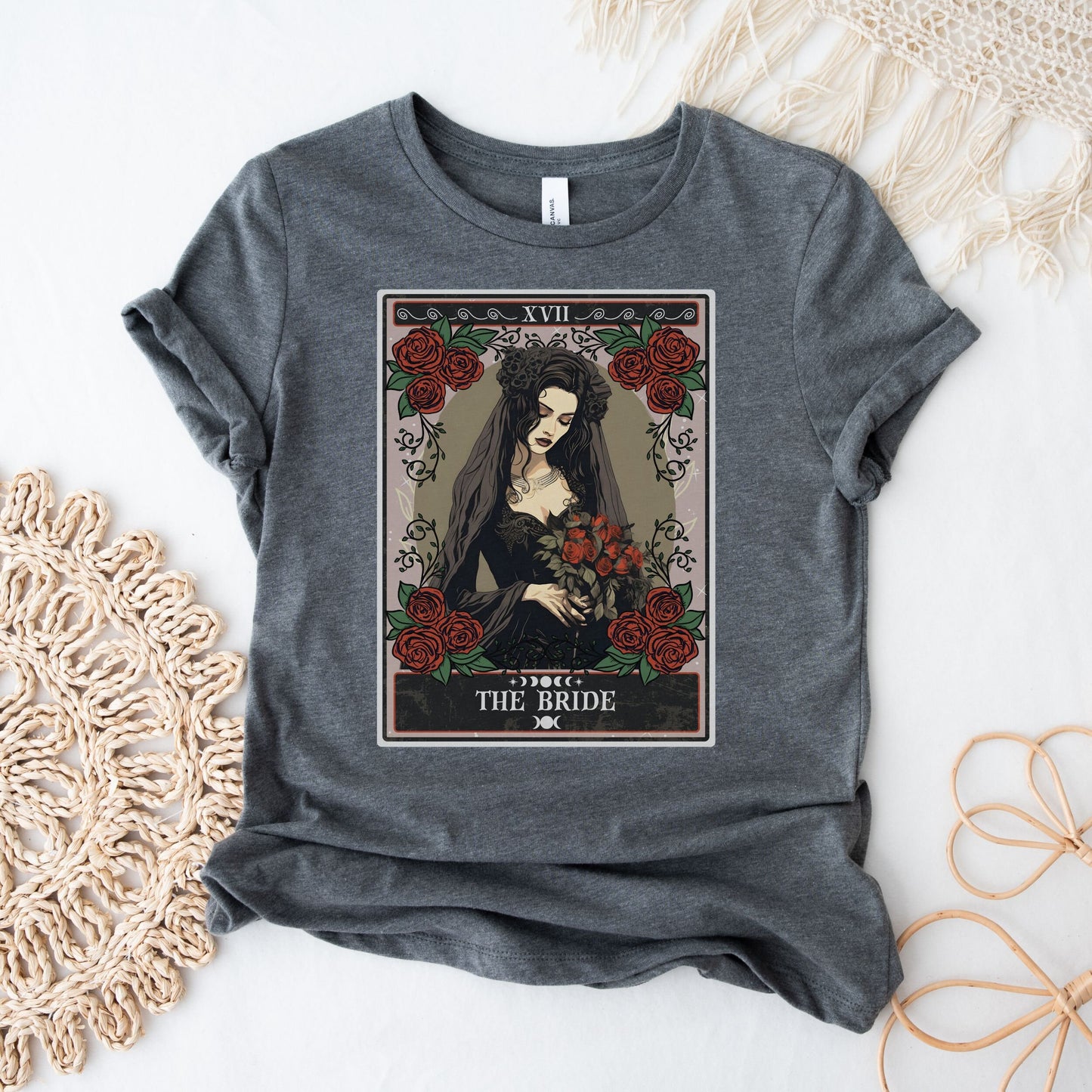 Witch Bride Tarot Card Shirt