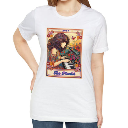 The Pianist Tarot Card Shirt, Piano Shirt