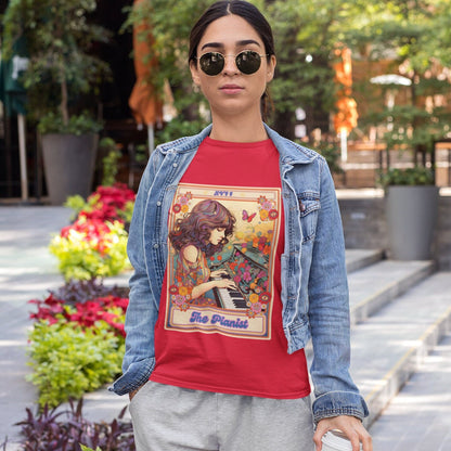 The Pianist Tarot Card Shirt, Piano Shirt