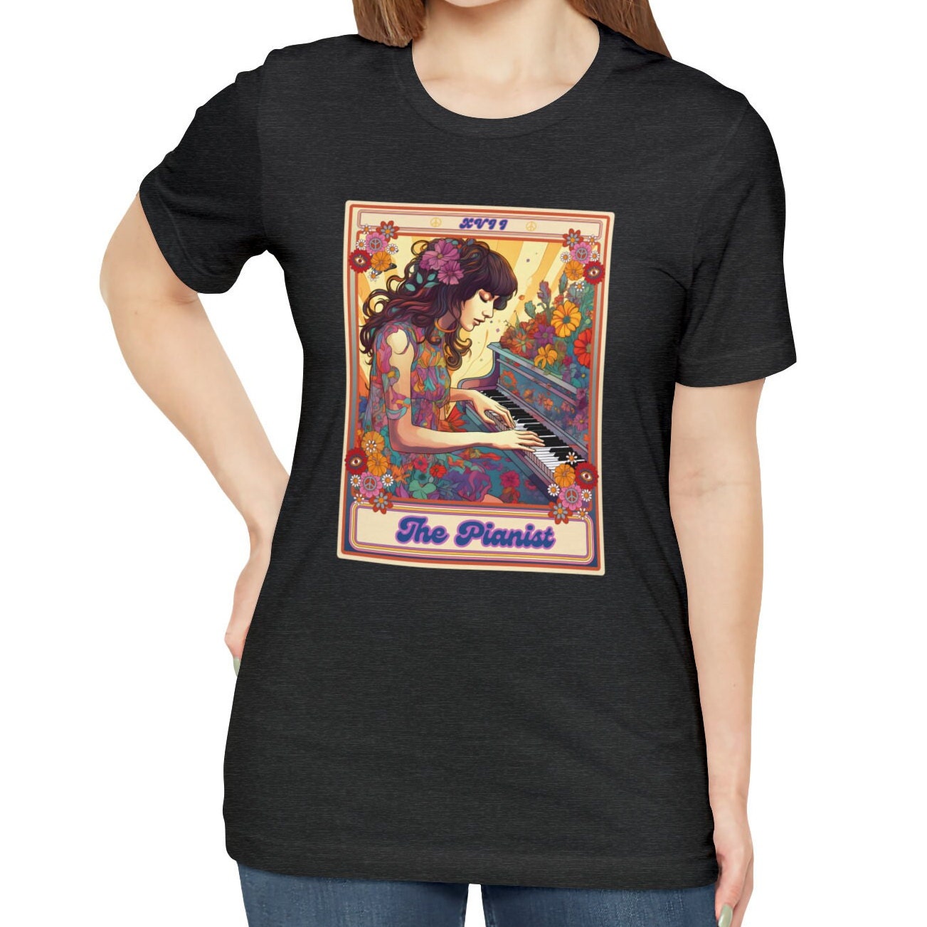 The Pianist Tarot Card Shirt, Piano Player