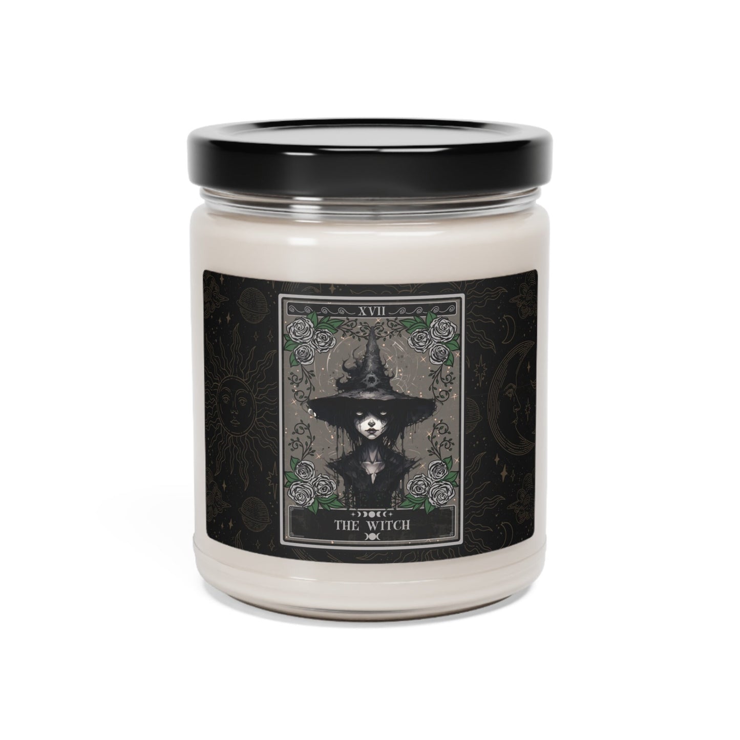 The Witch Tarot Card Soy Candle, 9oz (2.8" x 3.5")