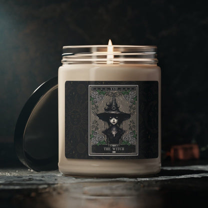 The Witch Tarot Card Soy Candle, 9oz (2.8" x 3.5")