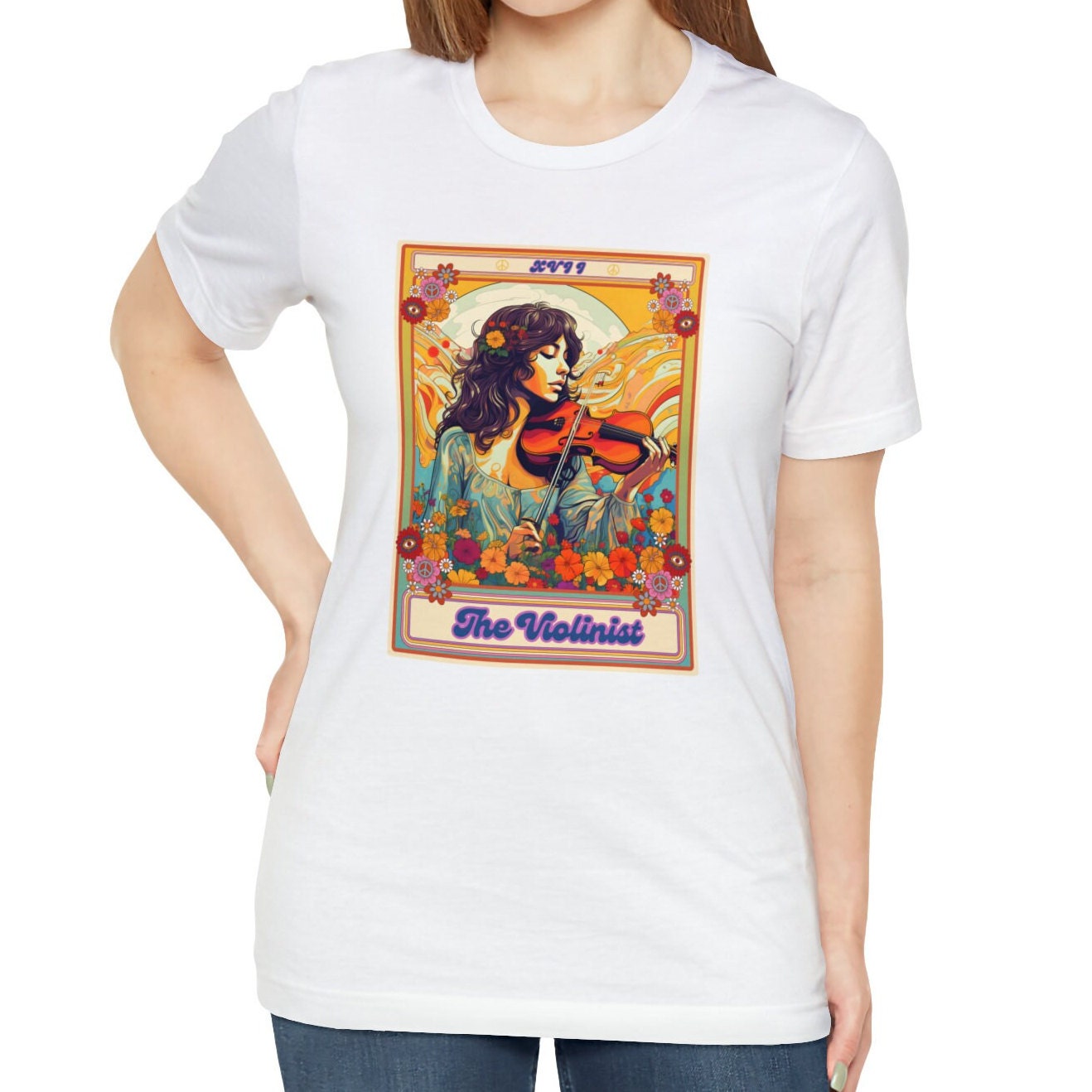 The Violinist Tarot Card Shirt, Violin Player