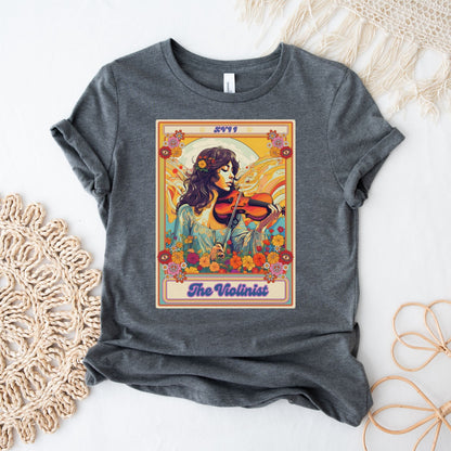 The Violinist Tarot Card Shirt, Violin Player