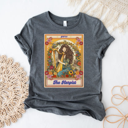 The Harpist Tarot Card Shirt, Harp Player