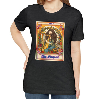 The Harpist Tarot Card Shirt, Harp Player